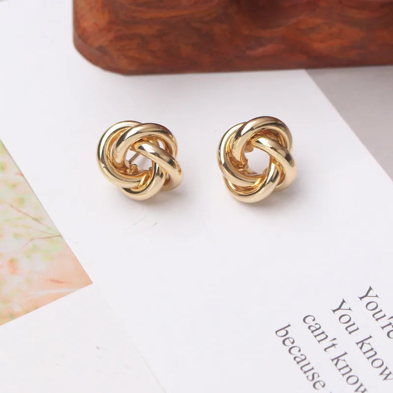 Gigi's Twist Round Earrings