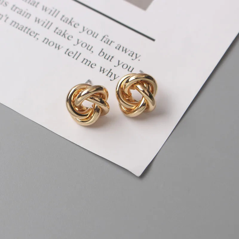 Gigi's Twist Round Earrings