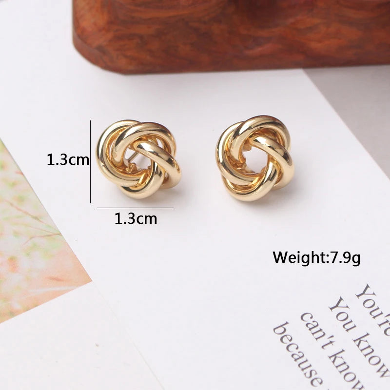 Gigi's Twist Round Earrings