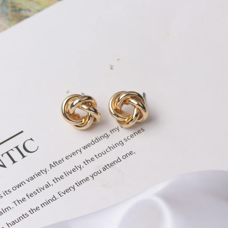 Gigi's Twist Round Earrings