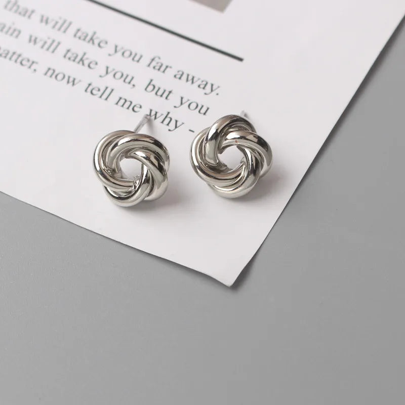 Gigi's Twist Round Earrings