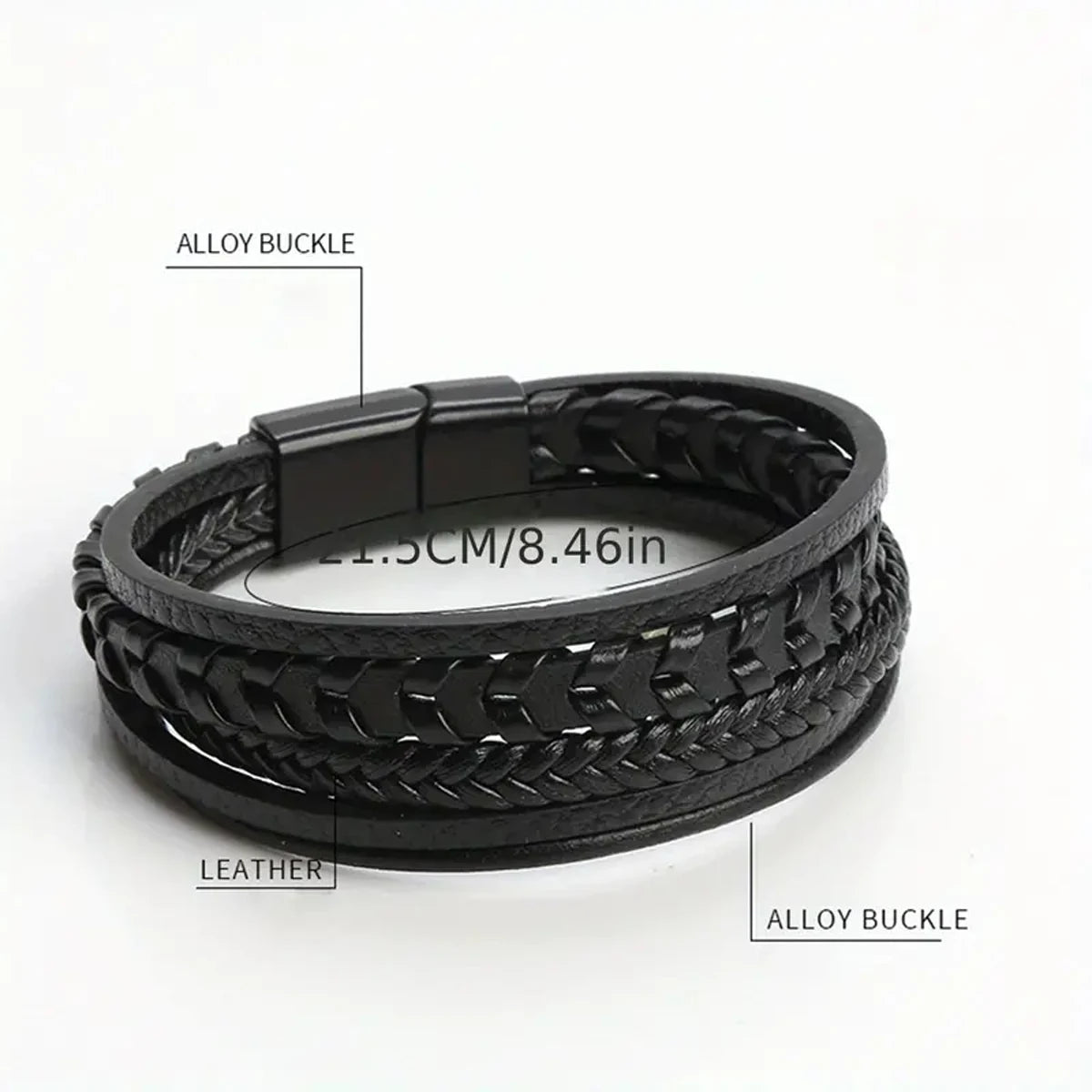 Gigi's Multi-layered Leather Bracelet