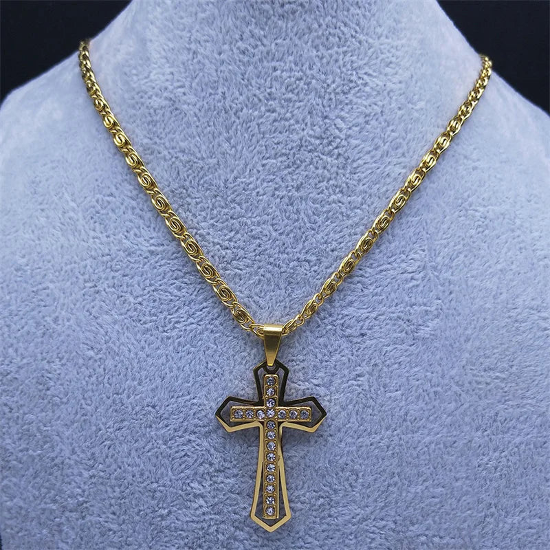 Gigi's Cross Crystal Pendant