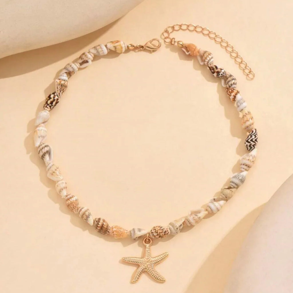 Gigi's Summer Ocean Style Beach Shell Necklace