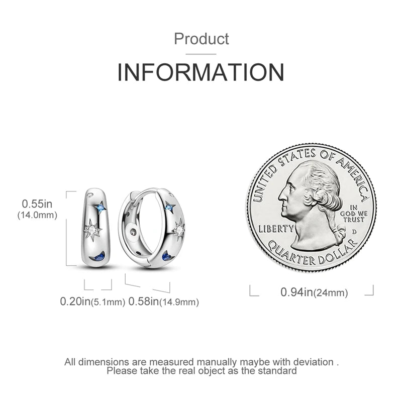 Gigi's Stars Hoop Earrings