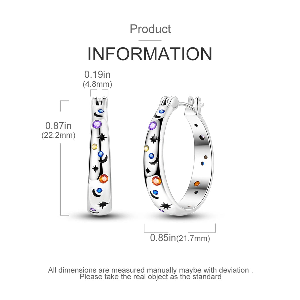 Gigi's Stars Hoop Earrings