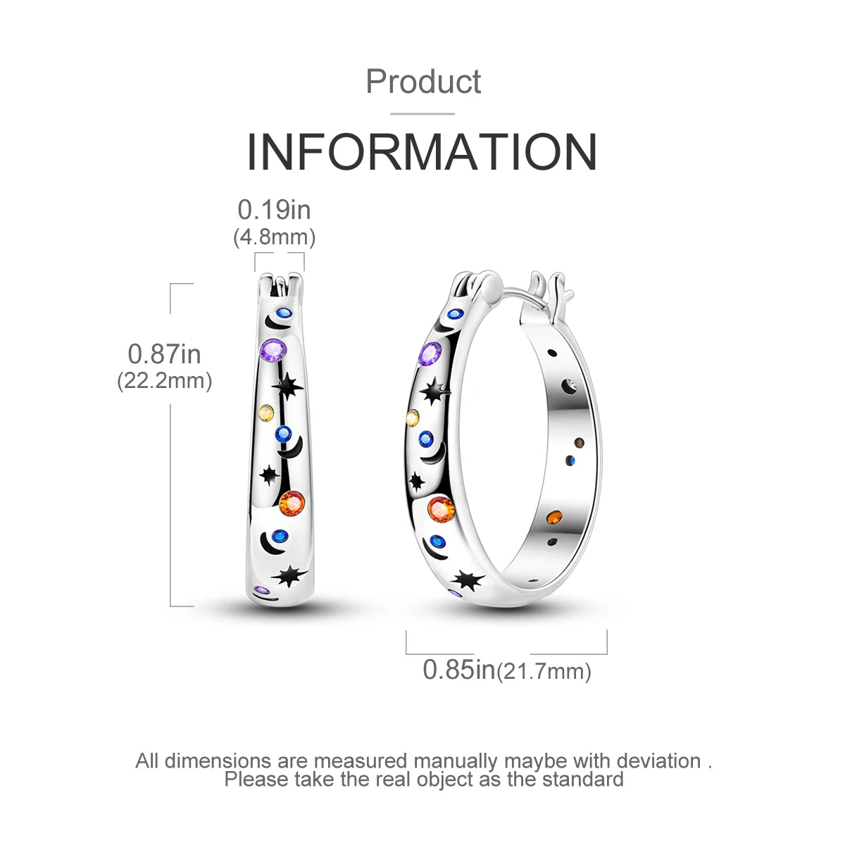 Gigi's Stars Hoop Earrings