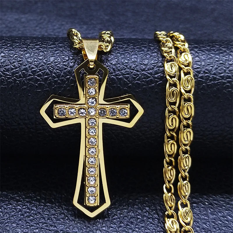 Gigi's Cross Crystal Pendant