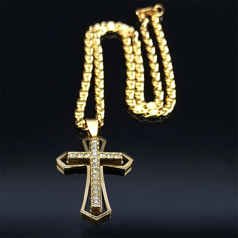 Gigi's Cross Crystal Pendant