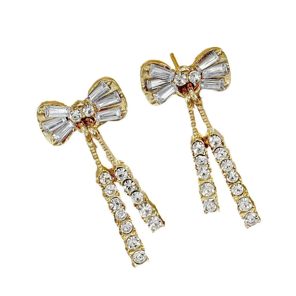Gigi's Shiny Bow Stud Earrings