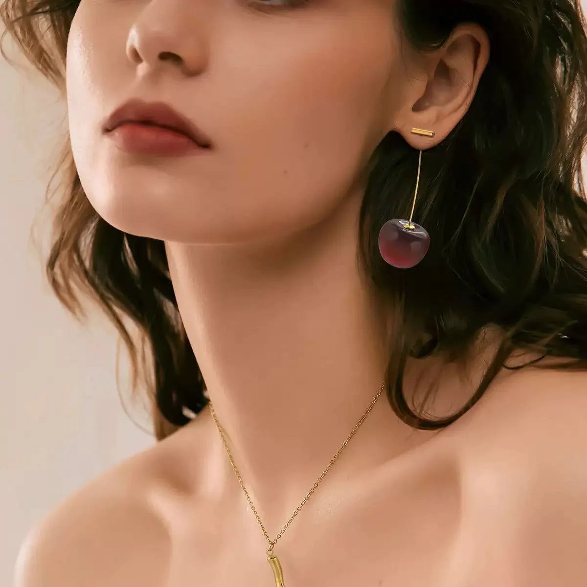 Gigi's Stylish Cherry Earrings