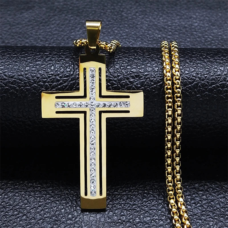Gigi's Cross Crystal Pendant