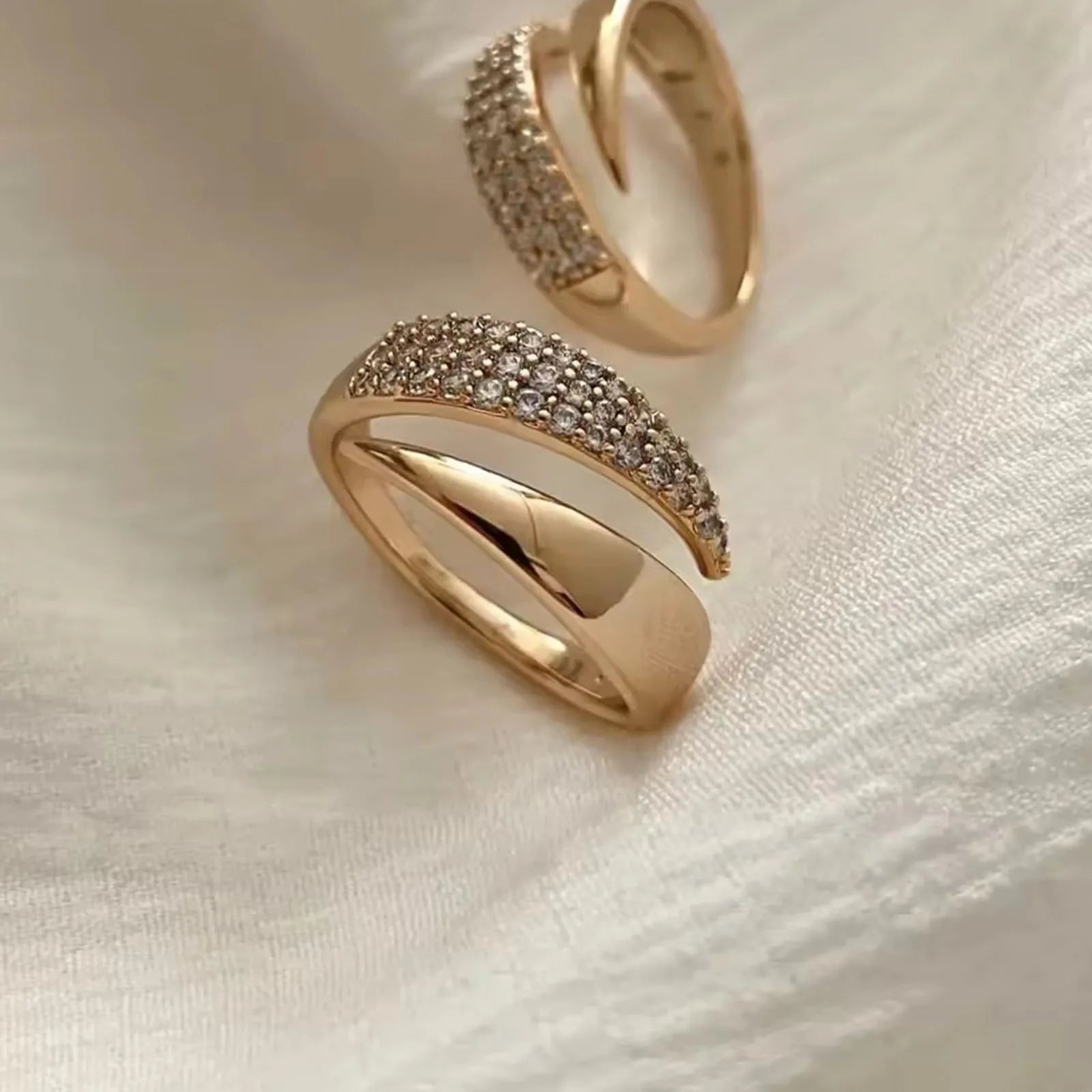 GIGI'S 18 K Gold Plated Sun Rings