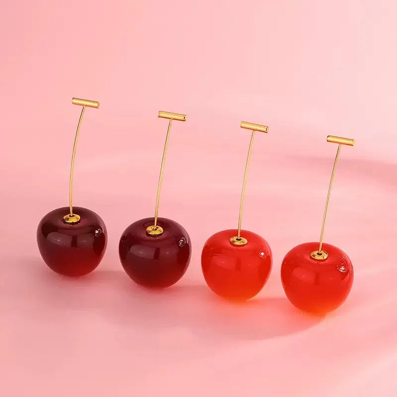 Gigi's Stylish Cherry Earrings