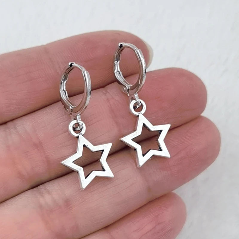 Gigi's Star Hoop Earrings