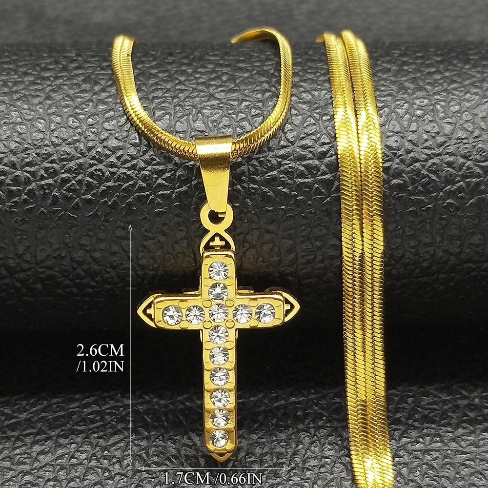 Gigi's Cross Crystal Pendant