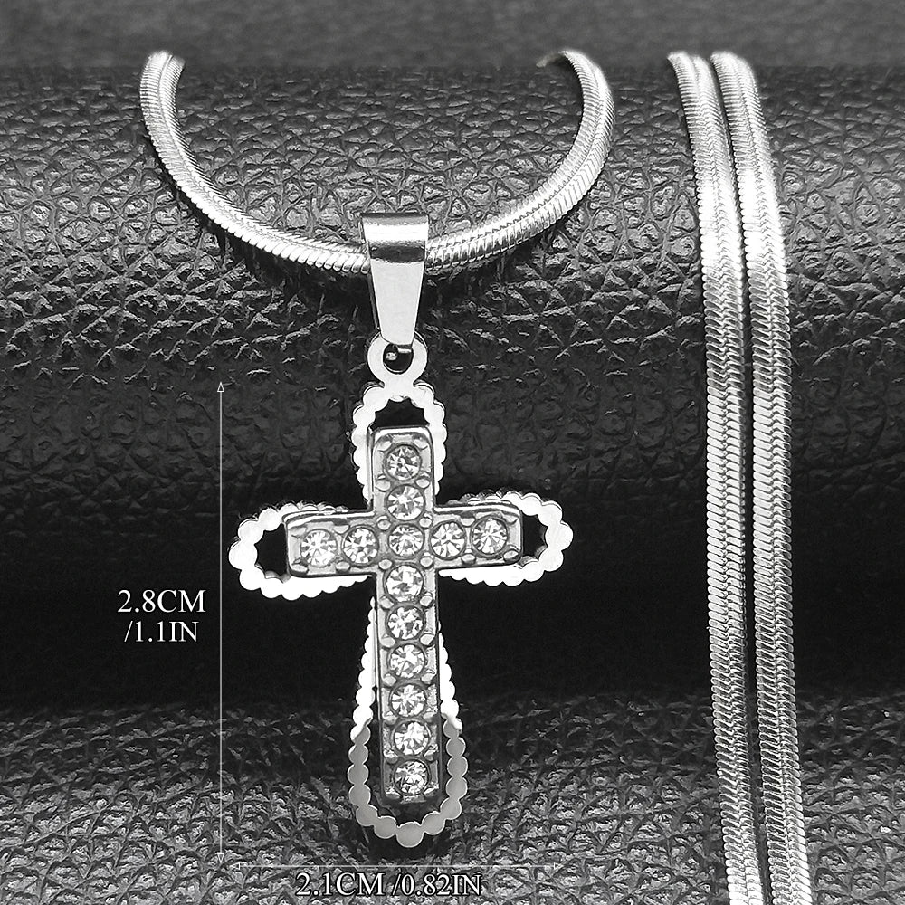Gigi's Cross Crystal Pendant
