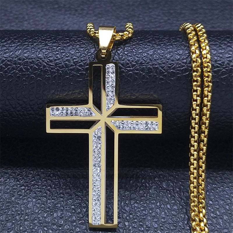 Gigi's Cross Crystal Pendant