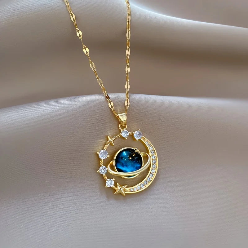 Gigi's Moon and Sun Pendant Necklaces