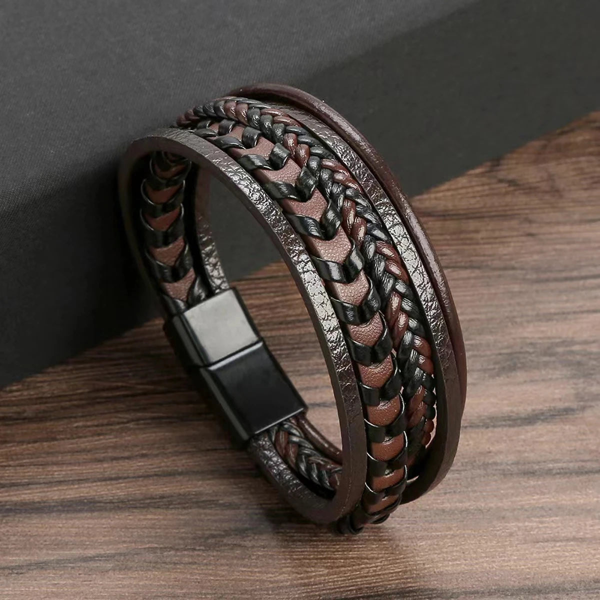 Gigi's Multi-layered Leather Bracelet