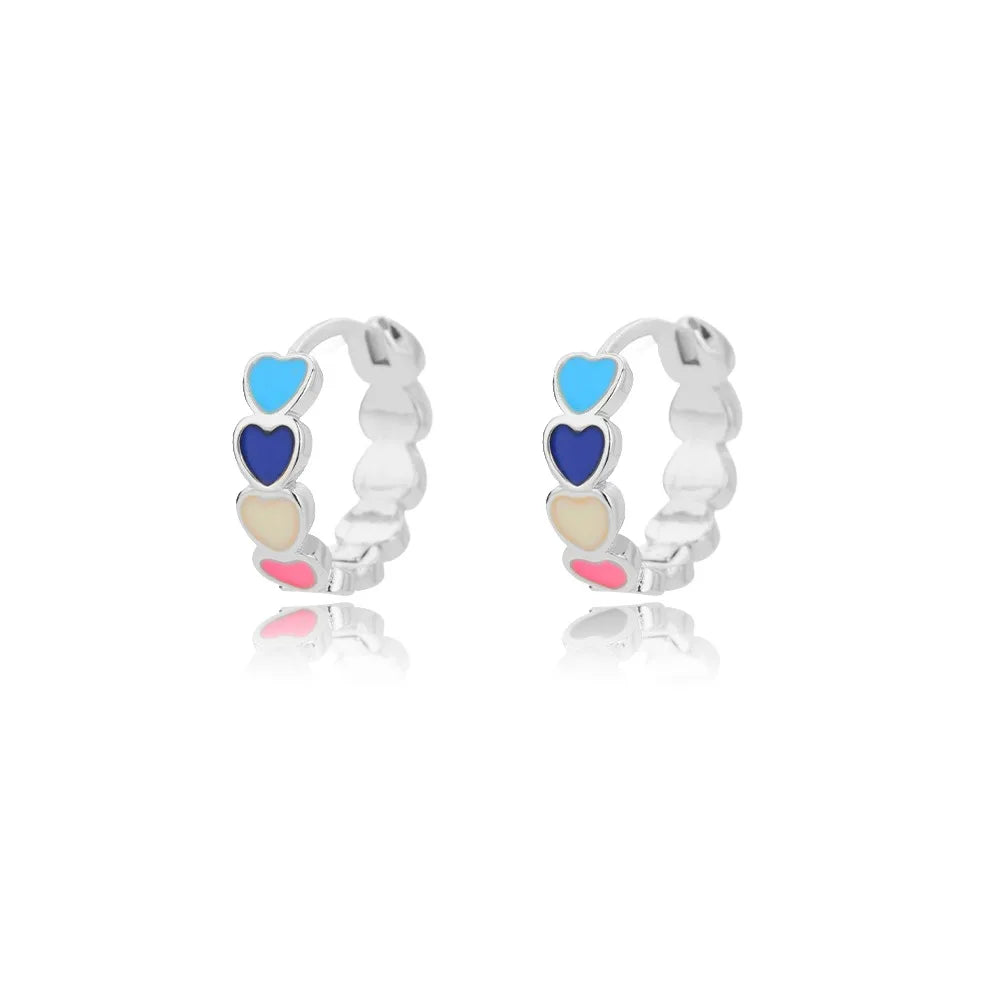 Gigi's Zircon Heart Earrings