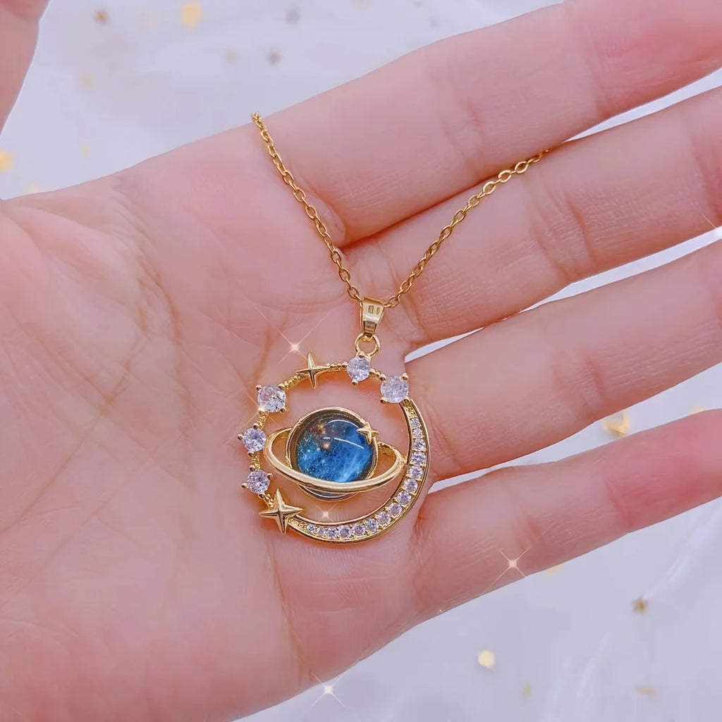 Gigi's Moon and Sun Pendant Necklaces