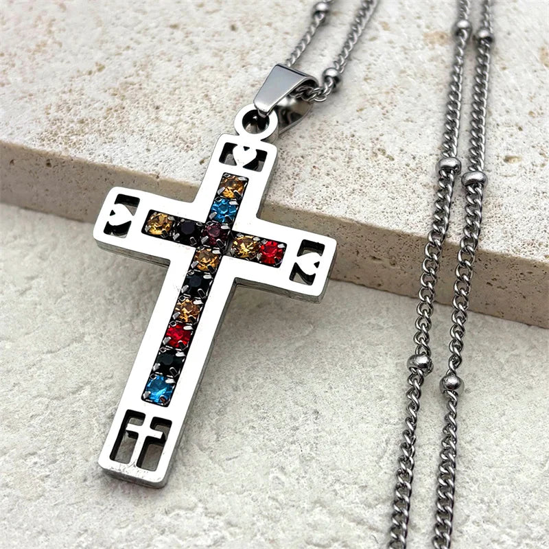 Gigi's Cross Crystal Pendant
