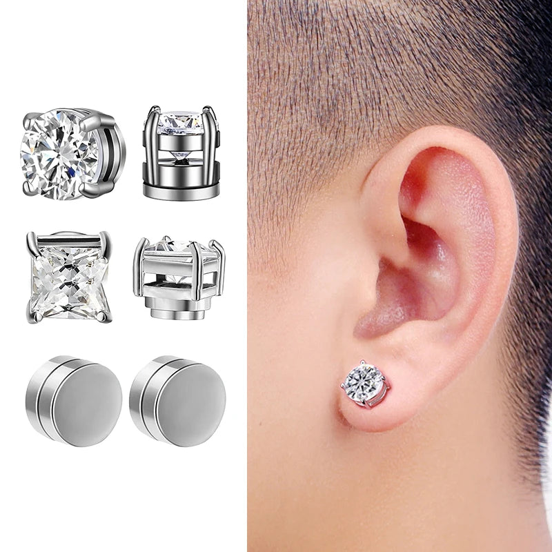 Gigi's Non Piercing Crystal Strong Magnetic Earrings