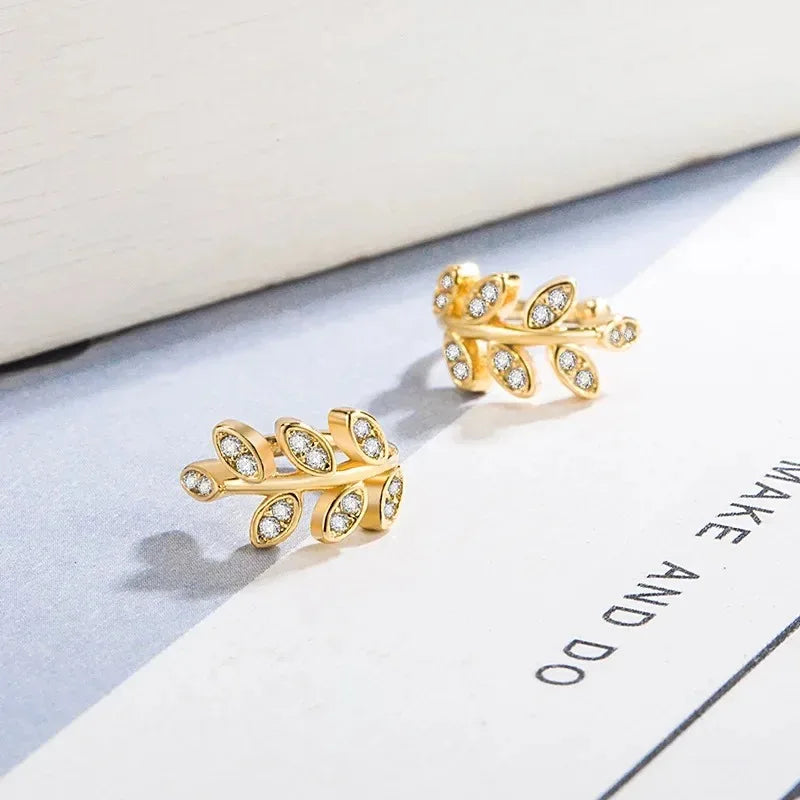 Gigi's Cute Metal Leaf Earcuff Clips On Earring