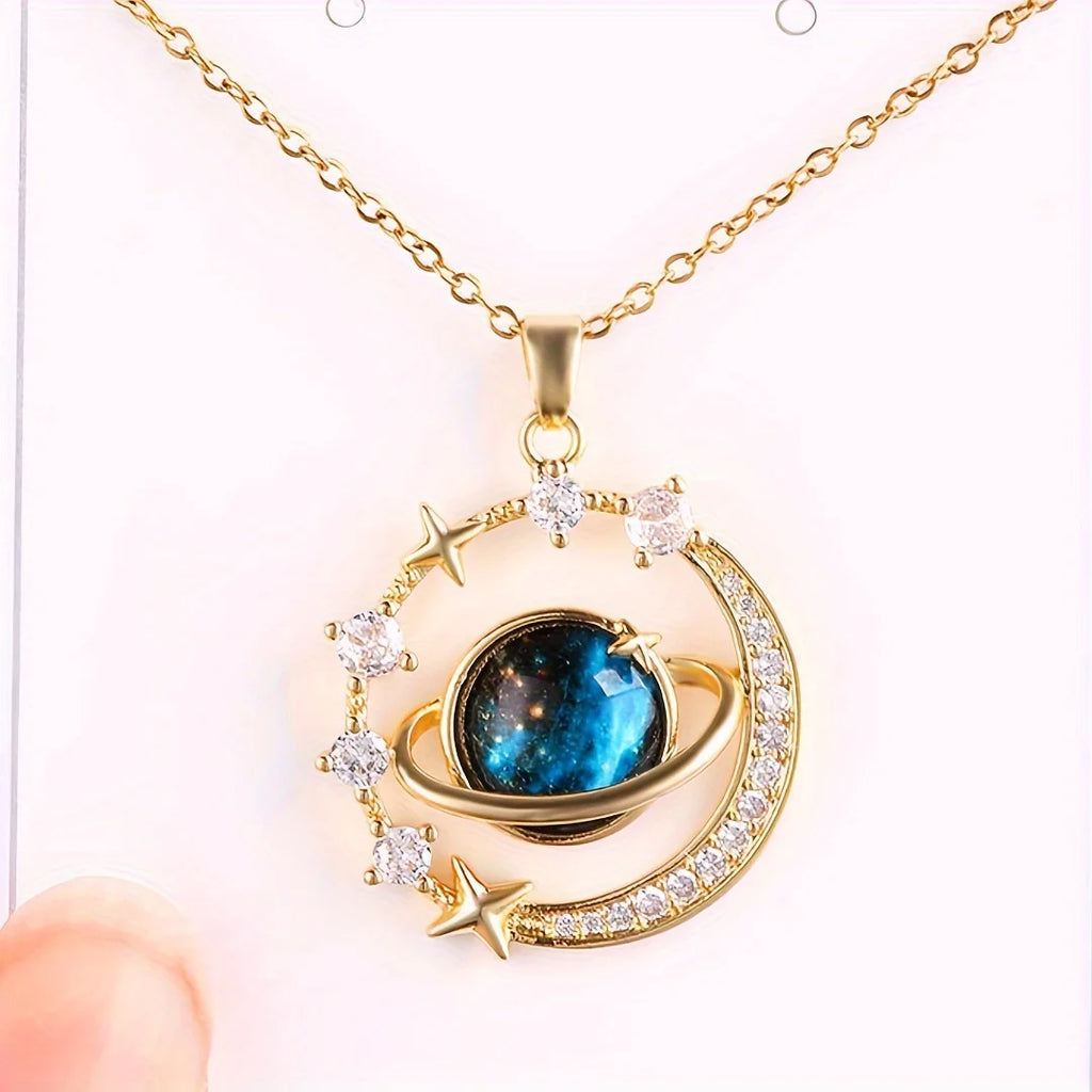 Gigi's Moon and Sun Pendant Necklaces