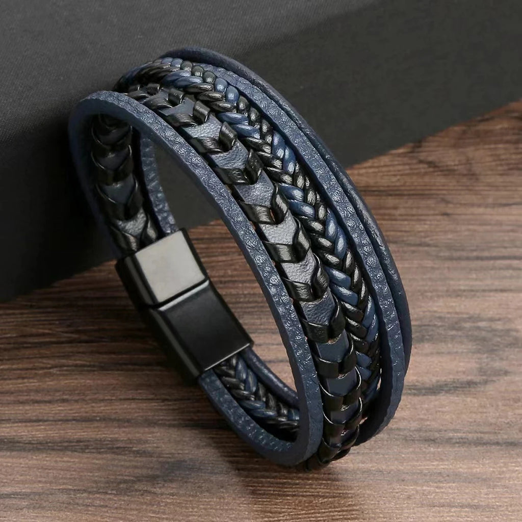 Gigi's Multi-layered Leather Bracelet