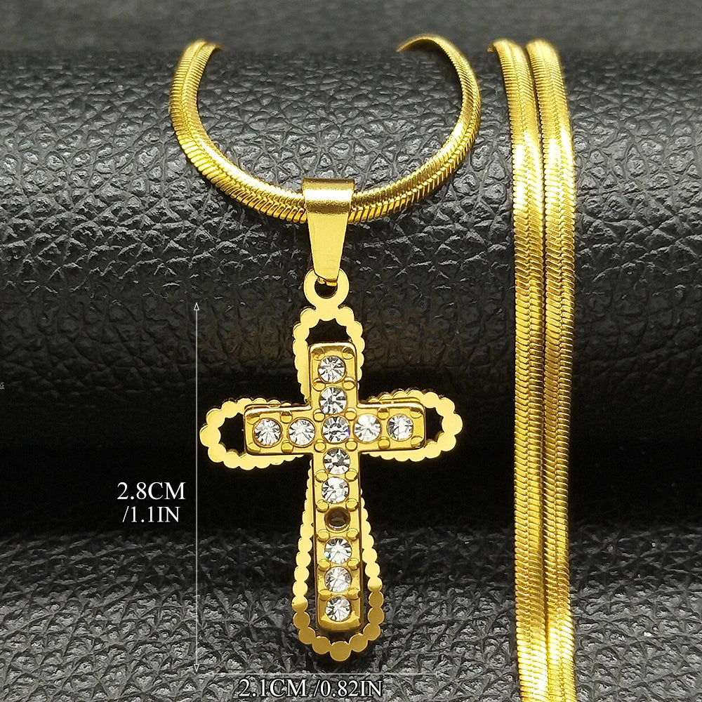 Gigi's Cross Crystal Pendant