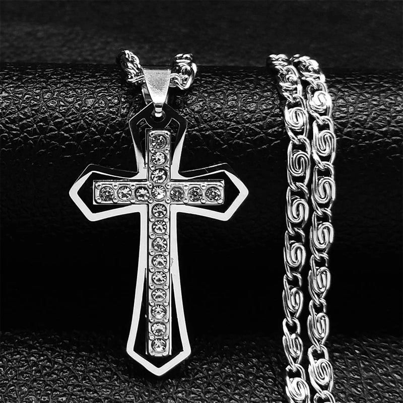 Gigi's Cross Crystal Pendant