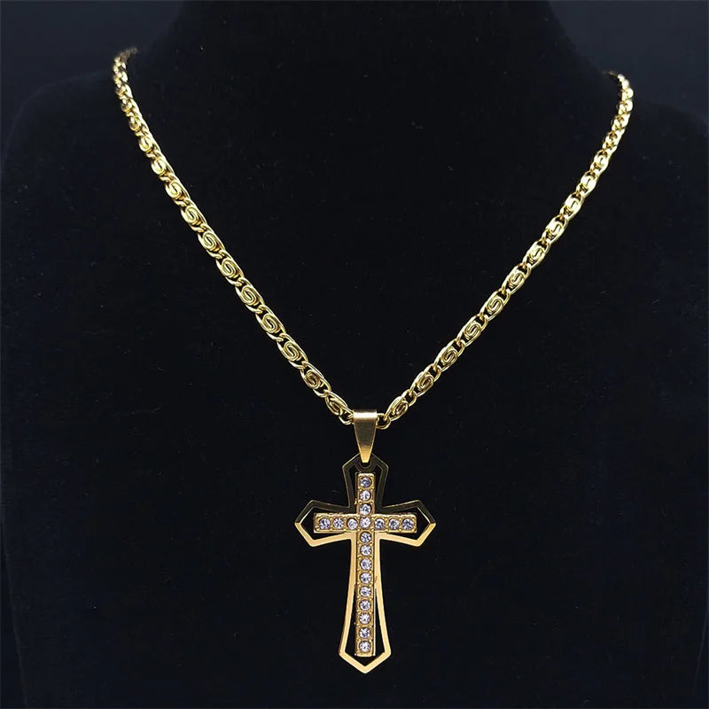 Gigi's Cross Crystal Pendant