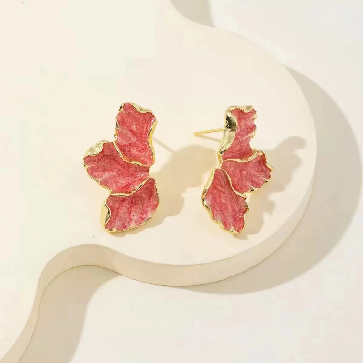 Gigi's Cream Flower Earrings