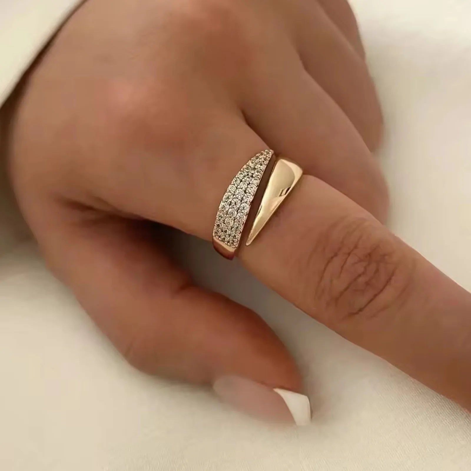 GIGI'S 18 K Gold Plated Sun Rings
