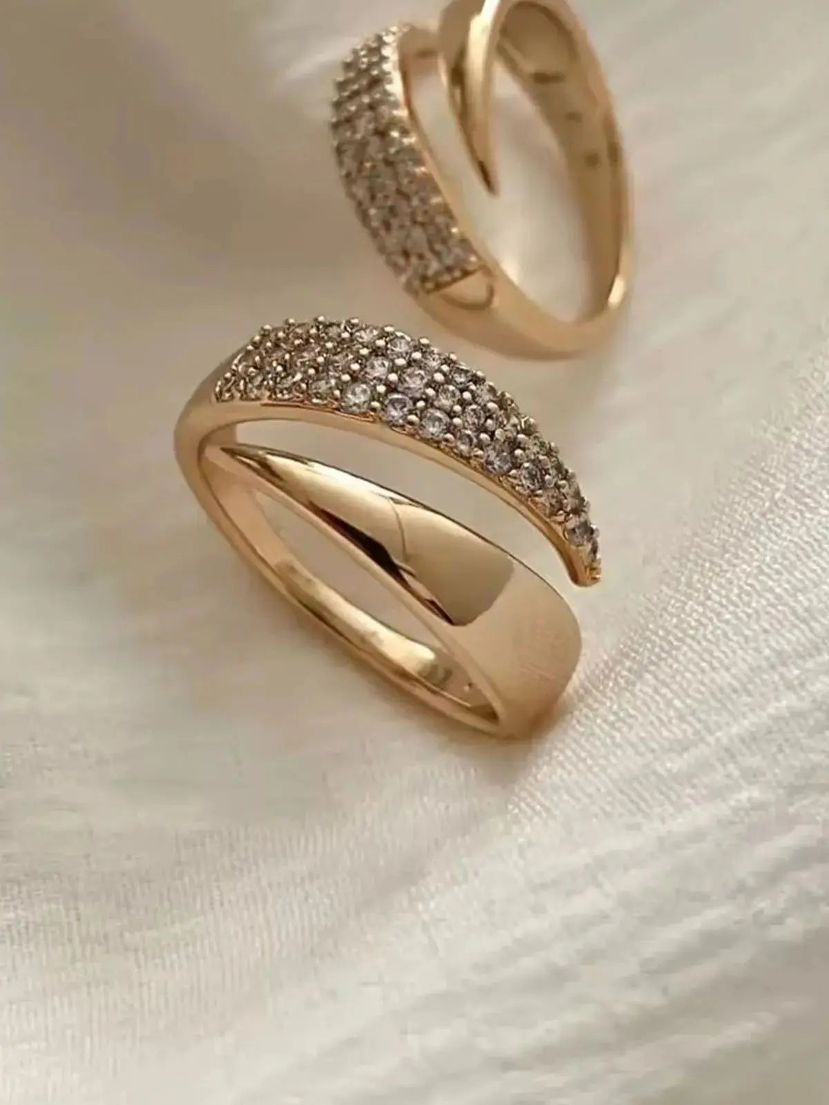 GIGI'S 18 K Gold Plated Sun Rings