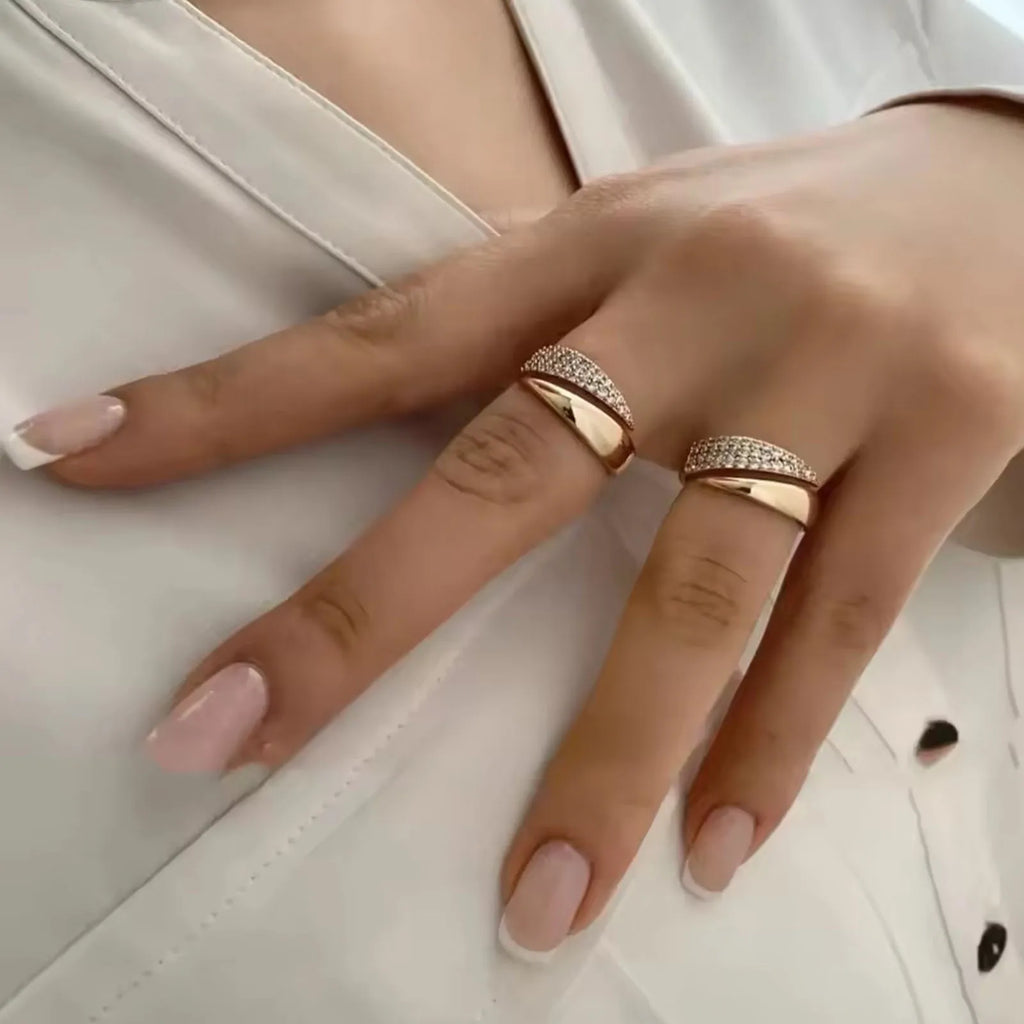 GIGI'S 18 K Gold Plated Sun Rings