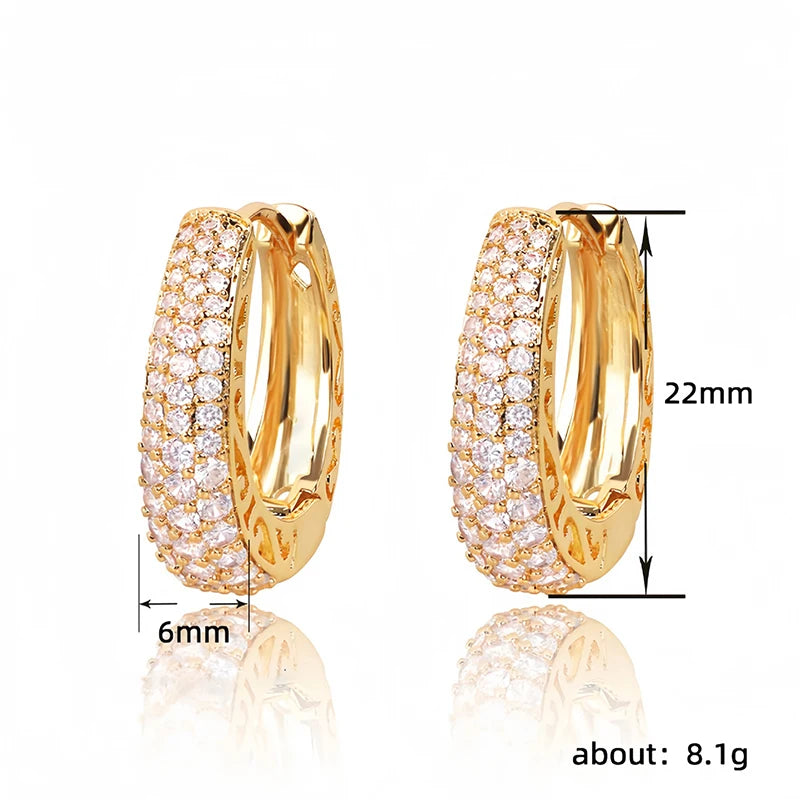Gigi's High-end Zircon Earrings