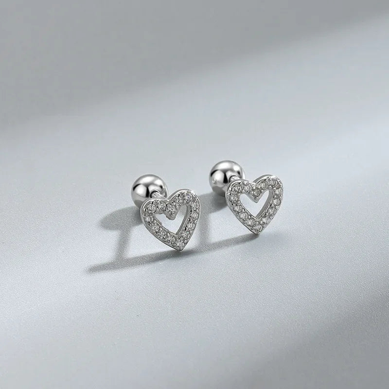 Gigi's Fashion Heart Stud Earrings