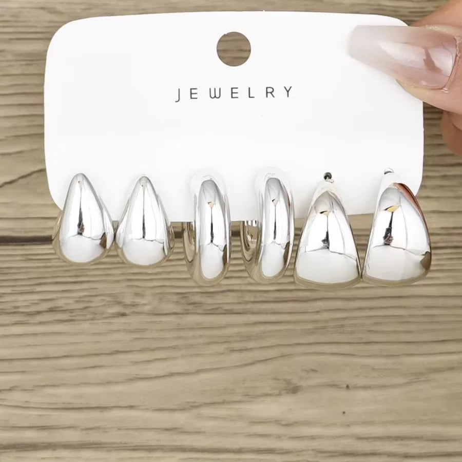 Gigi's 6pcs Hoop Earring Set