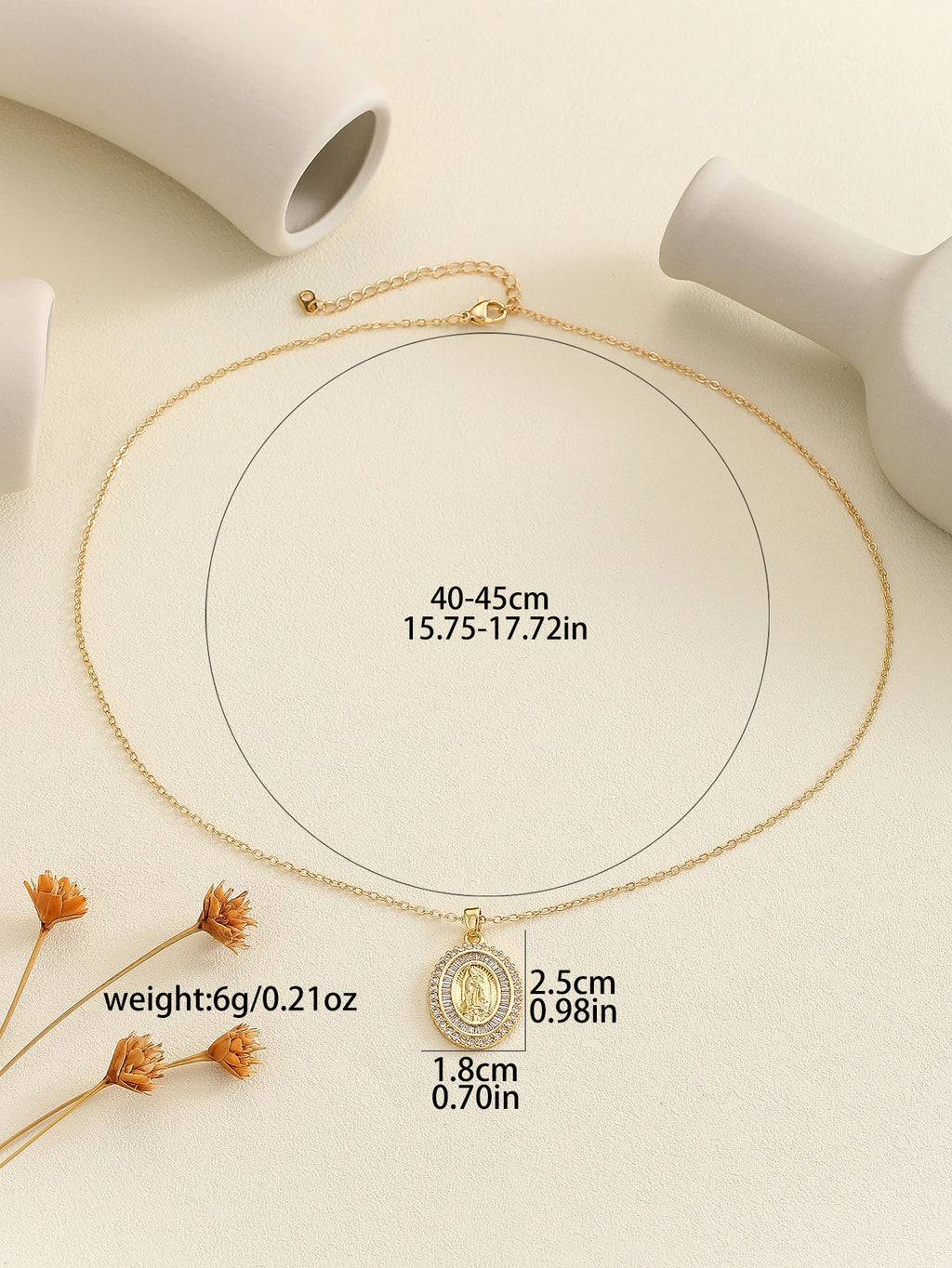 Gigi's Santa Maria necklaces in colorful religious fashion