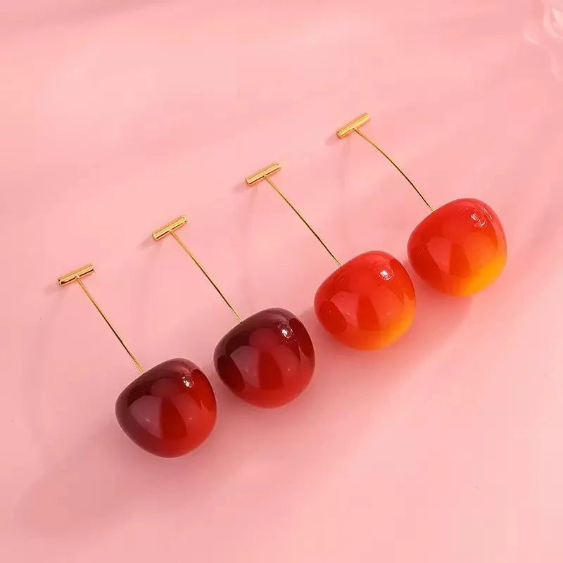 Gigi's Stylish Cherry Earrings