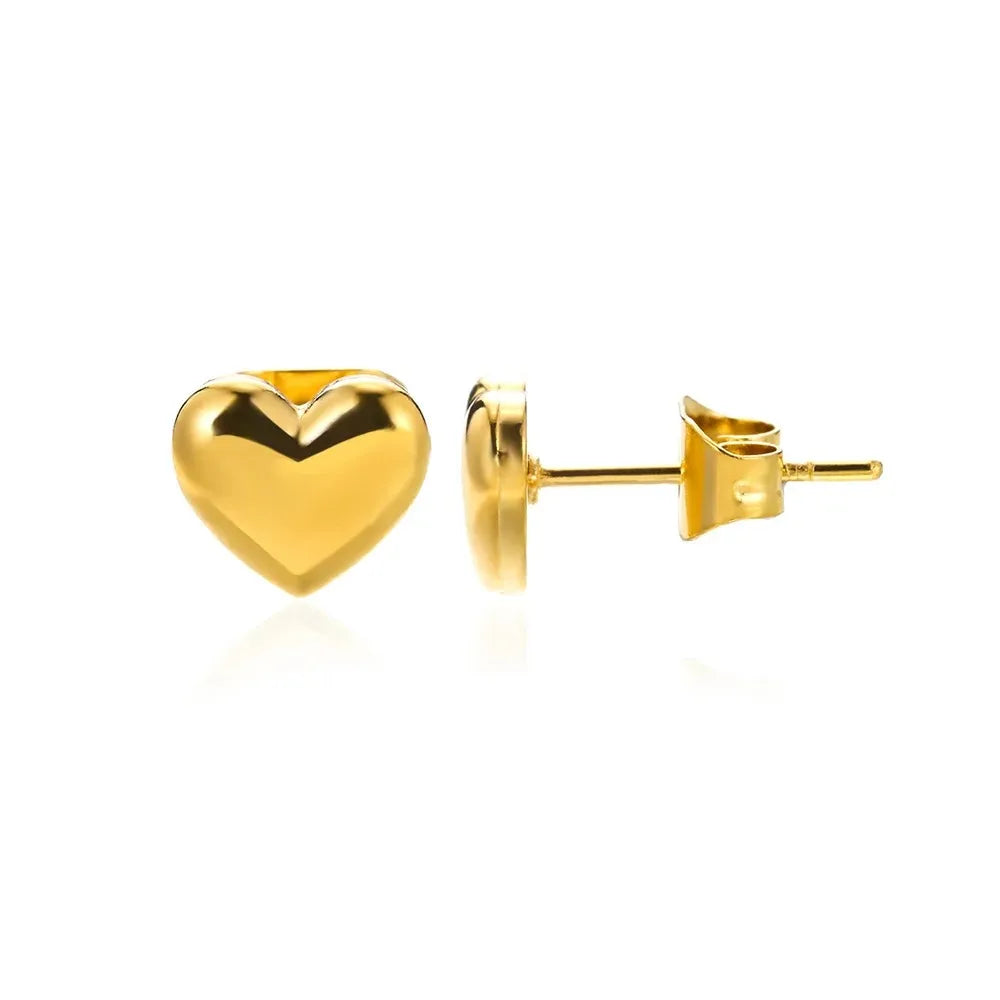 Gigi's Zircon Heart Earrings