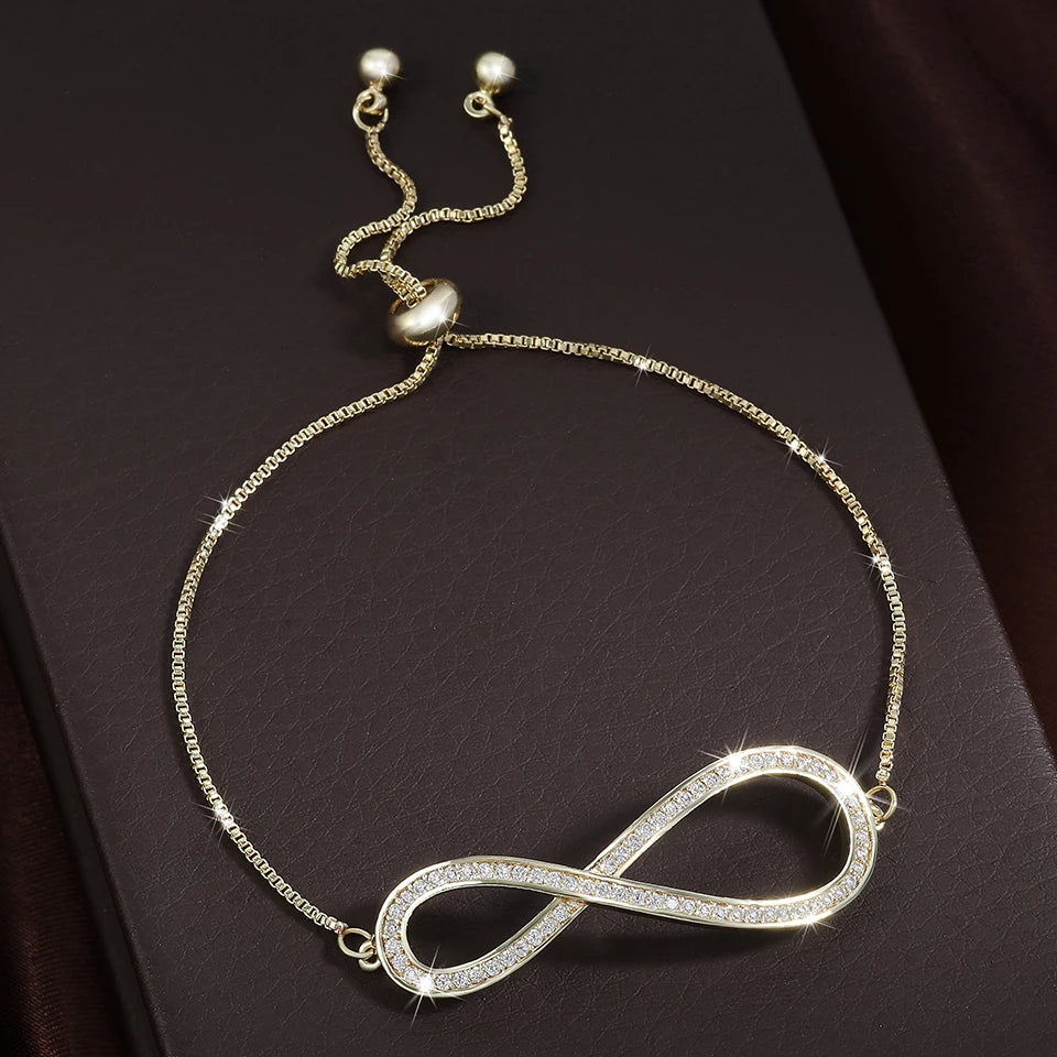 Gigi's Bow Zirconia Crystal Bracelet