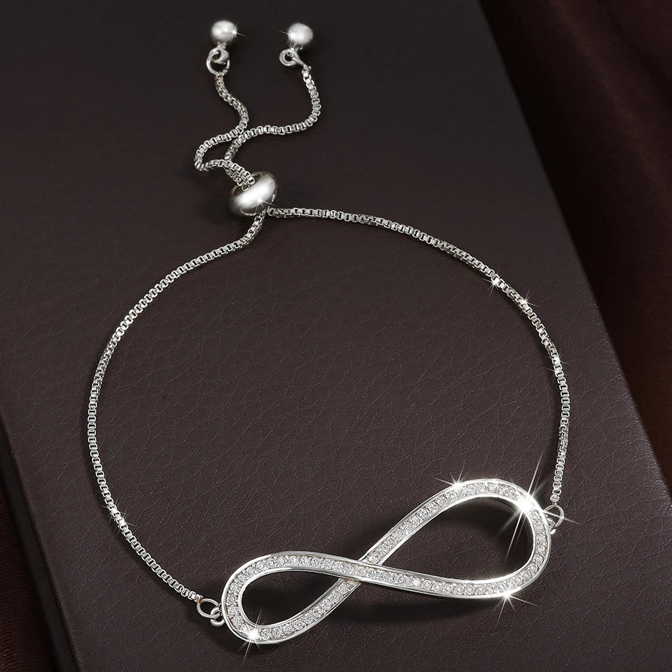 Gigi's Bow Zirconia Crystal Bracelet